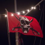 Staniel Cay - Pirates of the Caribbean Flag