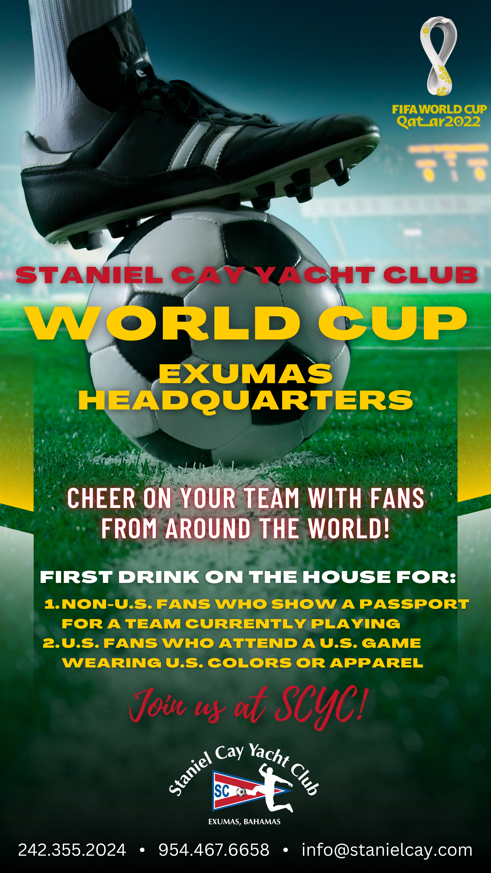 Staniel Cay World Cup events